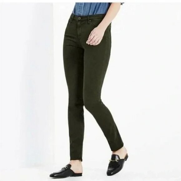AG The Pima Mid Rise Corduroy Cigarette Pants Size 25R NWT - Picture 1 of 15